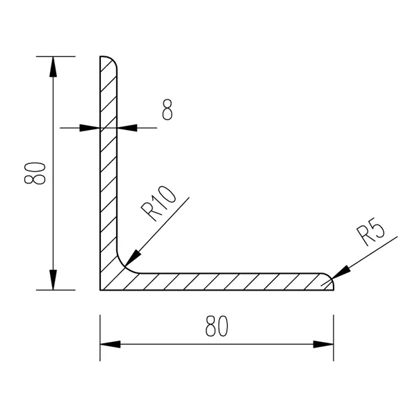 L 80x80x8