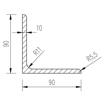 L 90x90x10