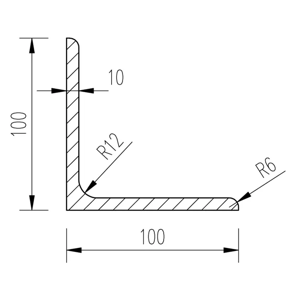 L 100x100x10