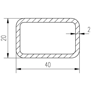 Jekl 40x20x2