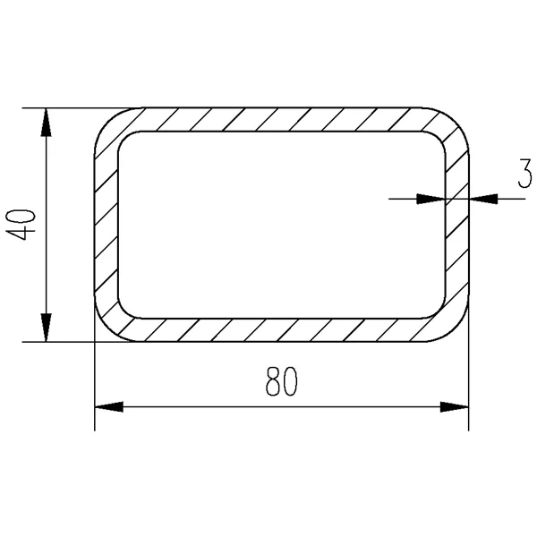 Jekl 80x40x3