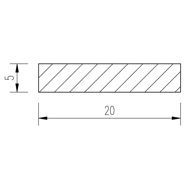 Ocel plochá 20x5