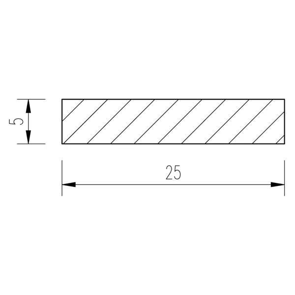 Ocel plochá 25x5