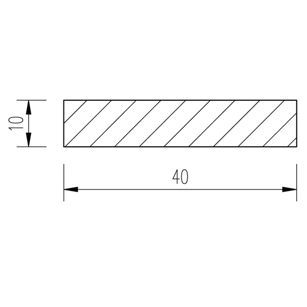 Ocel plochá 40x10