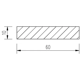 Ocel plochá 60x10