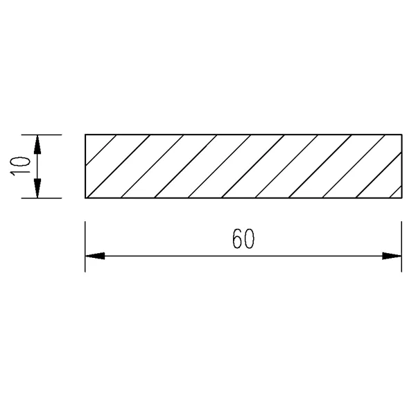 Ocel plochá 60x10