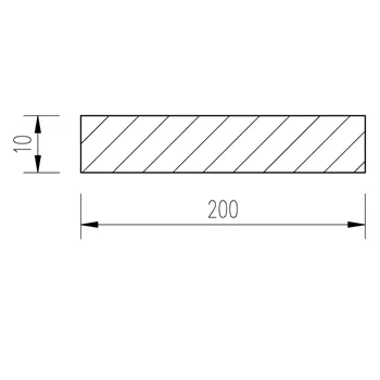 Ocel plochá 200x10