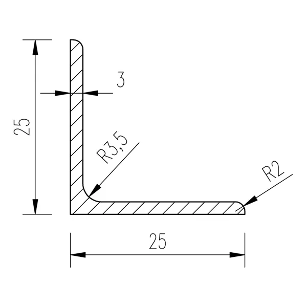 L 25x25x3