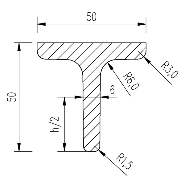 T 50x50x6