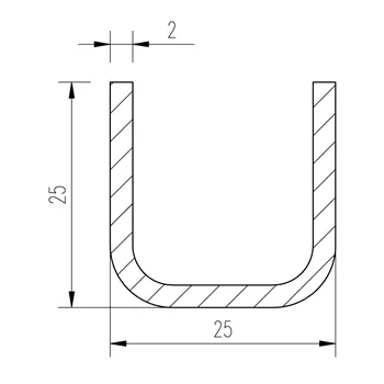 Jekl U 25x25x25x2