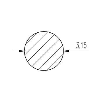 Drát vázací 3,15/3,10/mm pozinkovaný