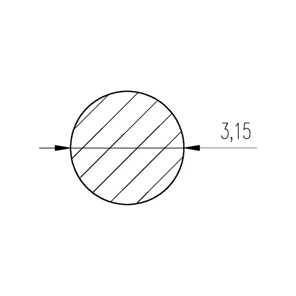 Drát vázací 3,15/3,10/mm pozinkovaný