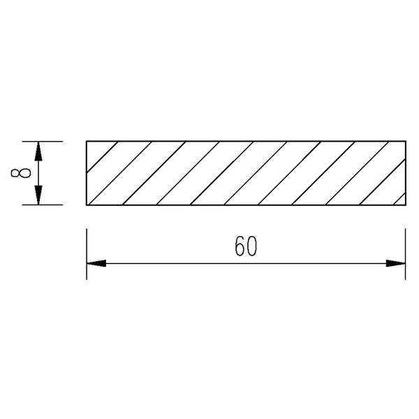 Ocel plochá 60x8