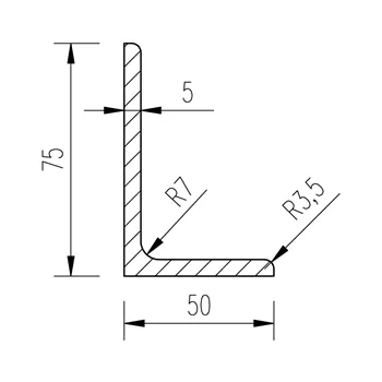 L 75x50x5