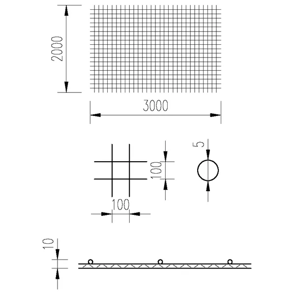 Síť KARI 5/10/2x3m (KD 35)