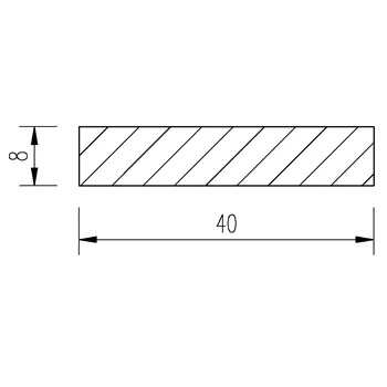 Ocel plochá 40x8