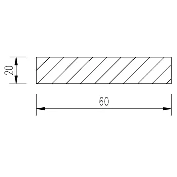 Ocel plochá 60x20