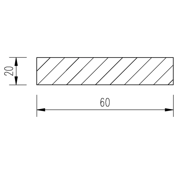 Ocel plochá 60x20