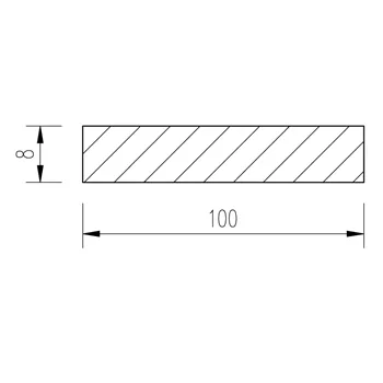 Ocel plochá 100x8