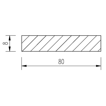 Ocel plochá 80x8