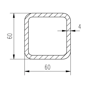 Jekl 60x60x4