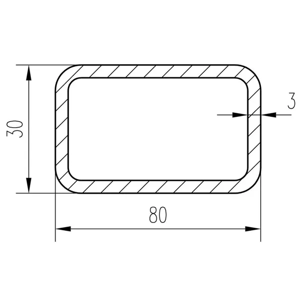 Jekl 80x30x3