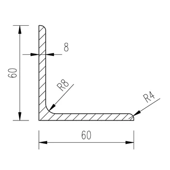 L 60x60x8