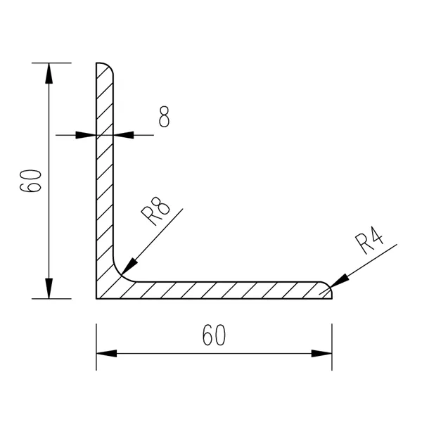 L 60x60x8