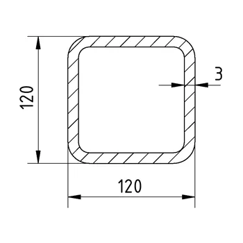 Jekl 120x120x3