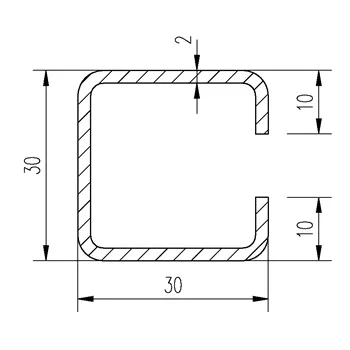 Jekl C 30x30x10x2