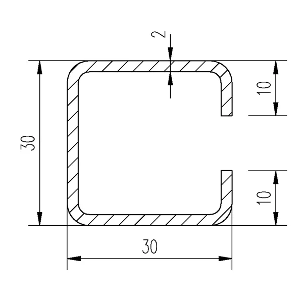 Jekl C 30x30x10x2