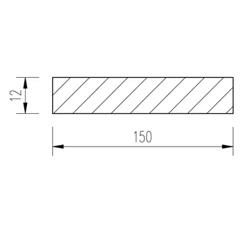 Ocel plochá 150x12