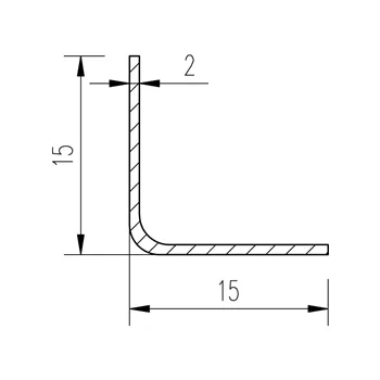 Jekl L 15x15x2