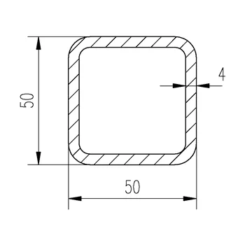 Jekl 50x50x4