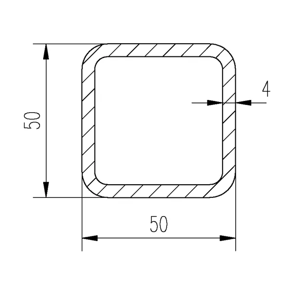 Jekl 50x50x4