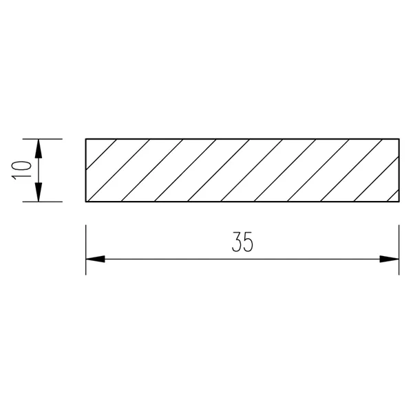 Ocel plochá 35x10