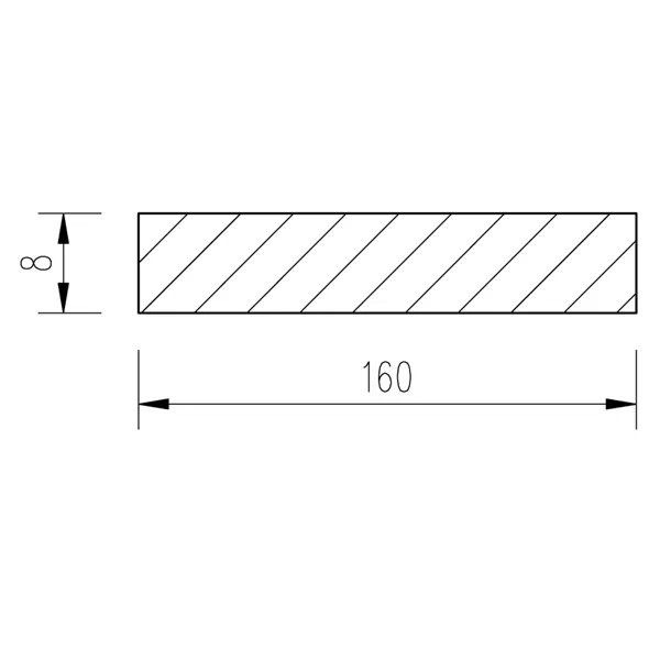 Ocel plochá 160x8