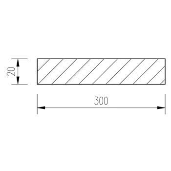 Ocel plochá 300x20