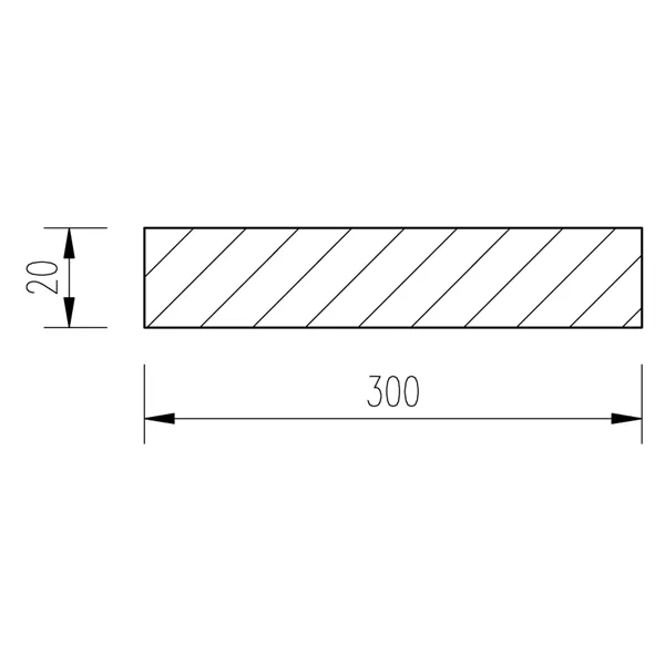 Ocel plochá 300x20