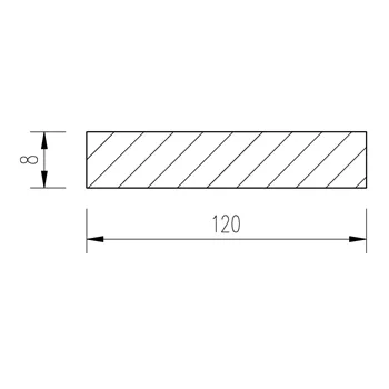 Ocel plochá 120x8