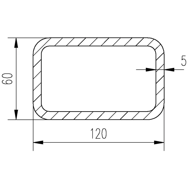 Jekl 120x60x5