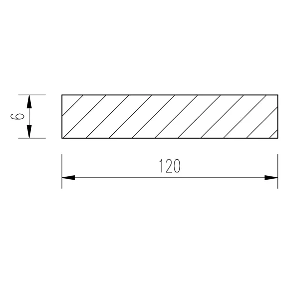 Ocel plochá 120x6