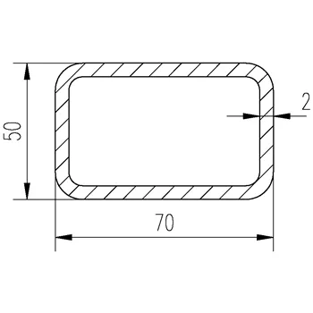 Jekl 70x50x2