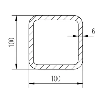 Jekl 100x100x6