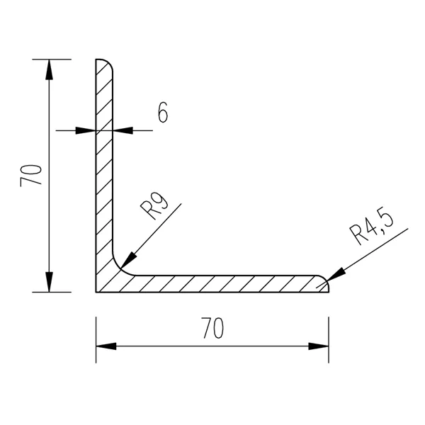 L 70x70x6