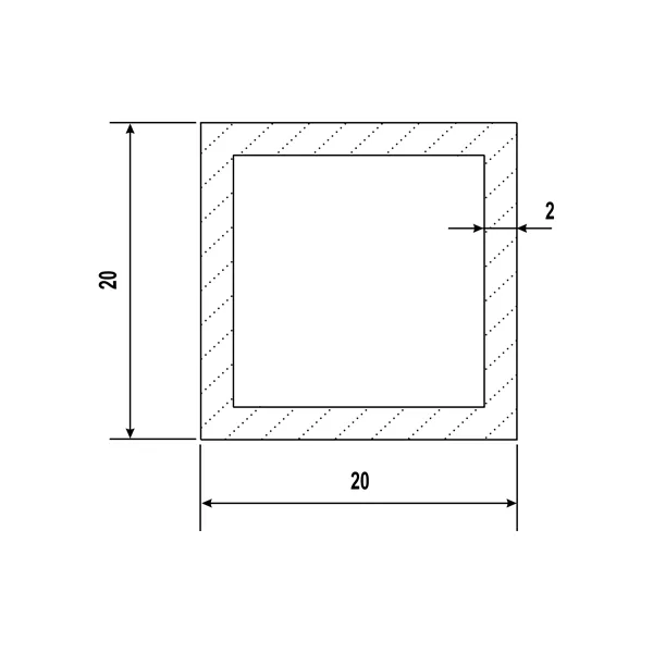 Jekl Al 20x20x2