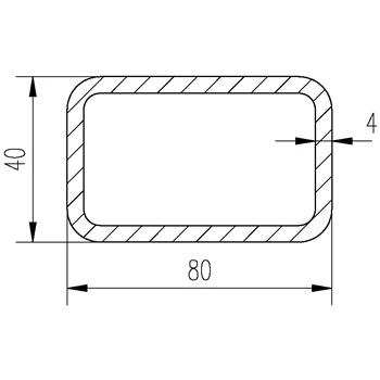 Jekl 80x40x4