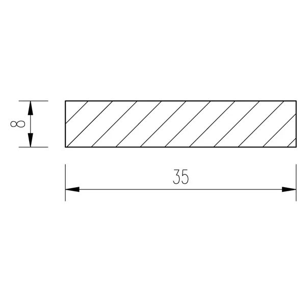 Ocel plochá 35x8