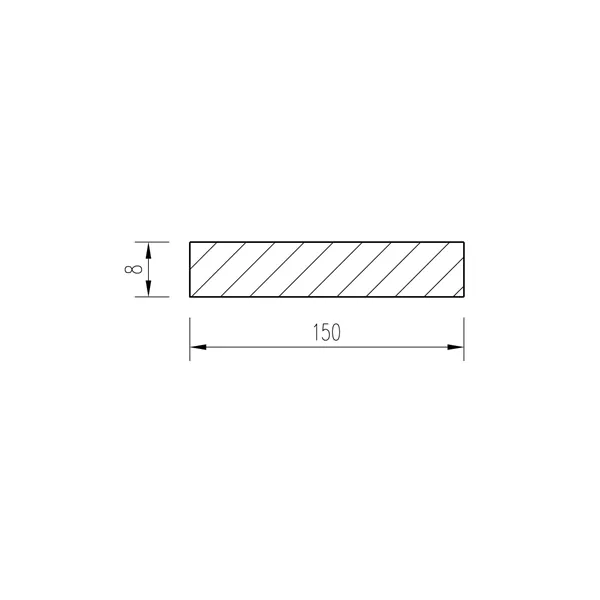 Ocel plochá 150x8