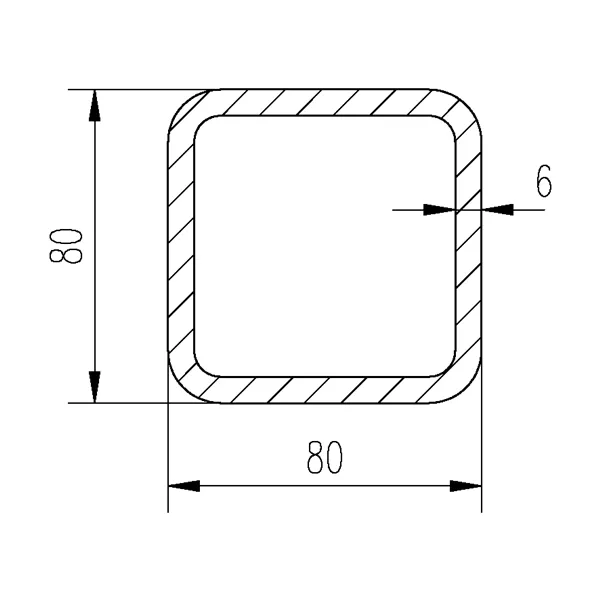 Jekl 80x80x6